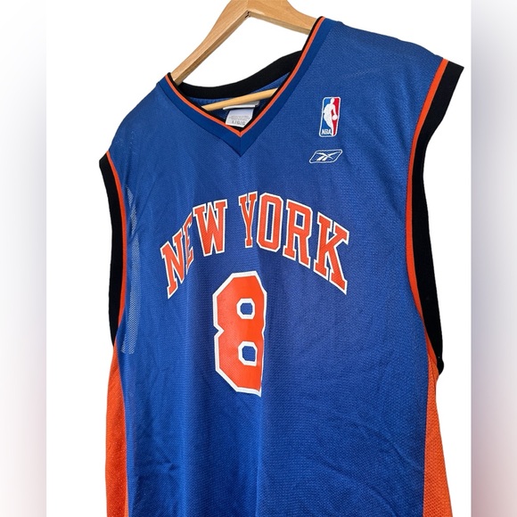 New York Knicks #8 Latrell Sprewell Basketball Jersey - Picture 2 of 10